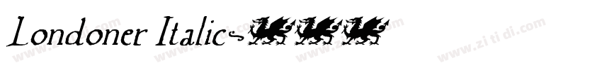 Londoner Italic字体转换